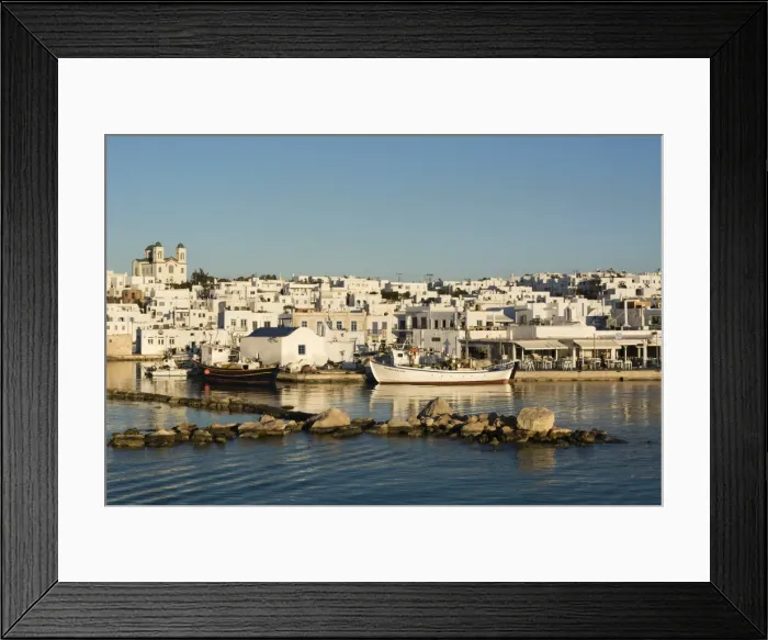 Framed Print : Naousa, Paros island, Southern Aegean sea, Cyclades, Greek Islands, Greece, Europe Framed Print : Naousa, Paros island, Southern Aegean sea, Cyclades, Greek Islands, Greece, Europe