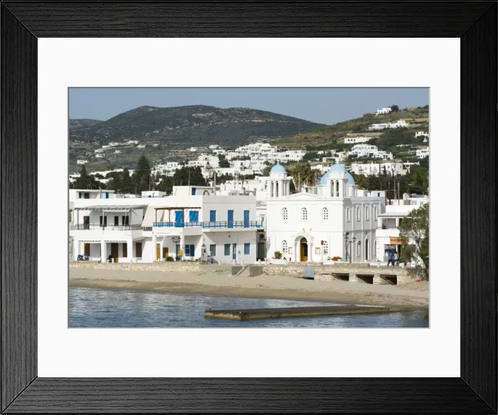 Framed Print : Parikia, Paros island, Southern Aegean sea, Cyclades, Greek Islands, Greece, Europe Framed Print : Parikia, Paros island, Southern Aegean sea, Cyclades, Greek Islands, Greece, Europe