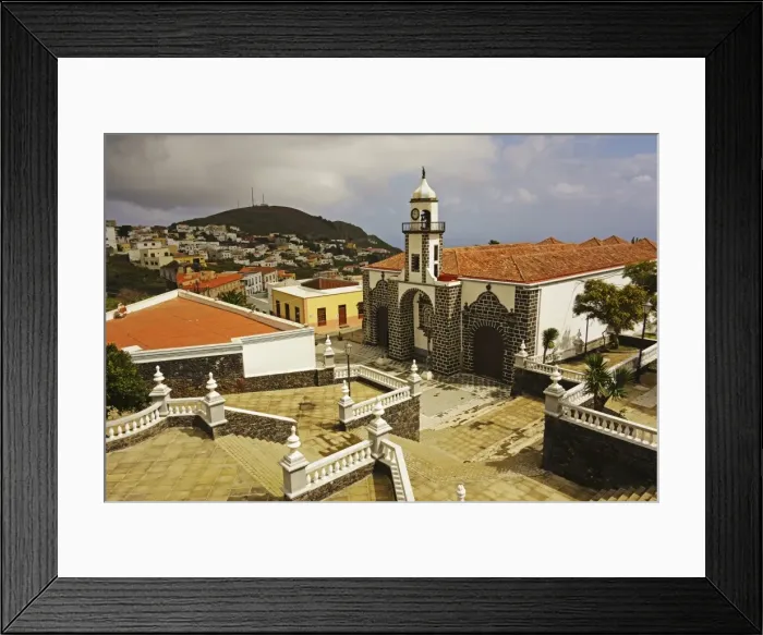 Framed Print : Iglesia Santa Maria de la Concepcion, Valverde, El Hierro, Canary Islands, Spain, Europe Framed Print : Iglesia Santa Maria de la Concepcion, Valverde, El Hierro, Canary Islands, Spain, Europe