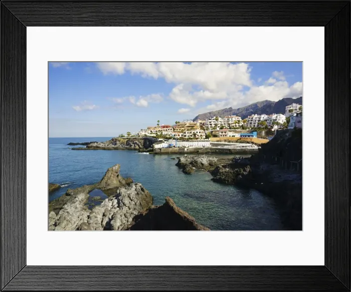 Framed Print : Puerto de Santiago, Tenerife, Canary Islands, Spain, Atlantic, Europe Framed Print : Puerto de Santiago, Tenerife, Canary Islands, Spain, Atlantic, Europe