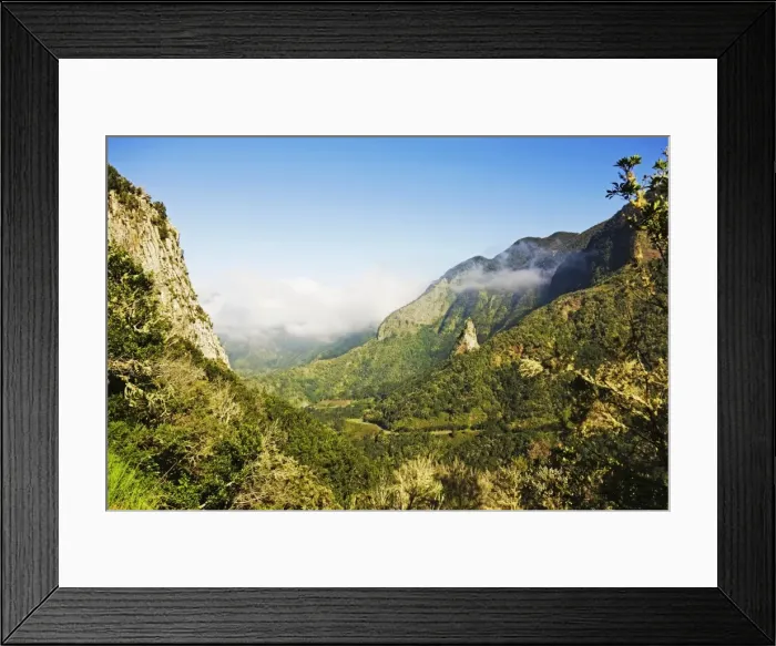 Framed Print : Valle de Hermigua, Parque Nacional de Garajonay, UNESCO World Heritage Site, La Gomera Framed Print : Valle de Hermigua, Parque Nacional de Garajonay, UNESCO World Heritage Site, La Gomera