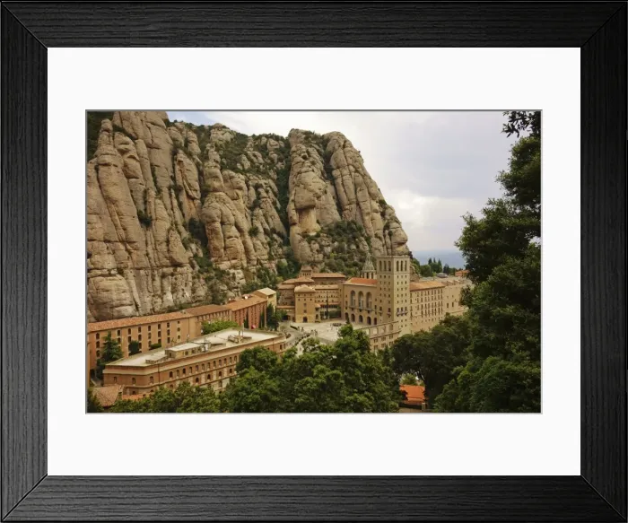 Framed Print : Monastery, Mountain of Montserrat, near Barcelona, Catalunya, Spain, Europe Framed Print : Monastery, Mountain of Montserrat, near Barcelona, Catalunya, Spain, Europe