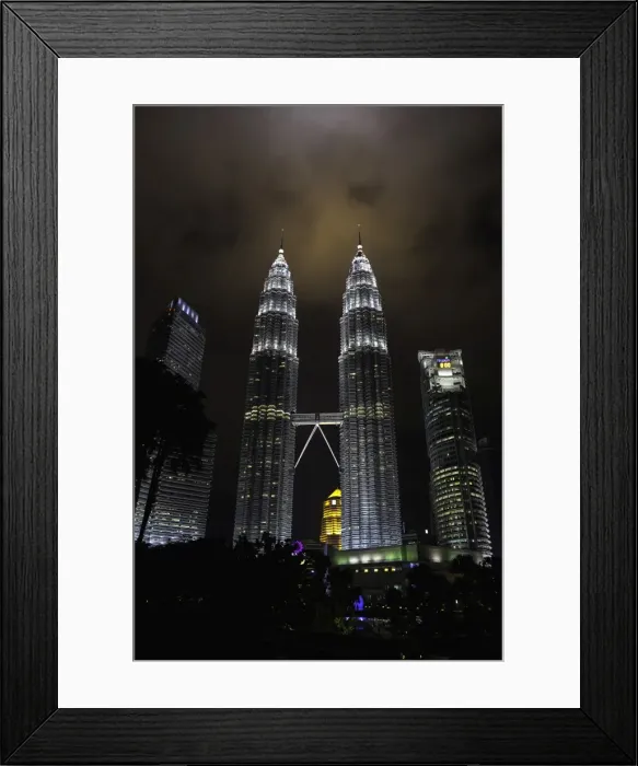 Framed Print : Petronas Towers at night, Kuala Lumpur, Malaysia, Southeast Asia, Asia Framed Print : Petronas Towers at night, Kuala Lumpur, Malaysia, Southeast Asia, Asia