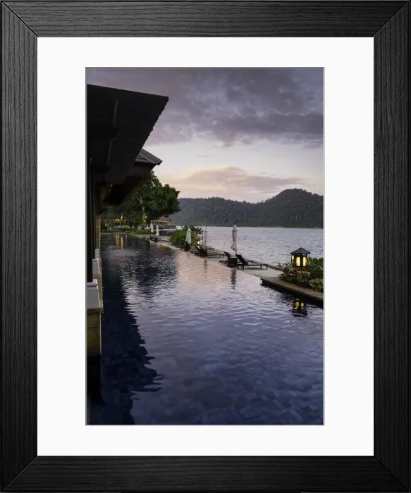 Framed Print : Swimming pool at the luxury resort and spa of Pangkor Laut, Malaysia, Southeast Asia Framed Print : Swimming pool at the luxury resort and spa of Pangkor Laut, Malaysia, Southeast Asia