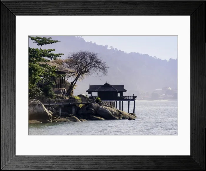 Framed Print : A villa at the luxury resort and spa of Pangkor Laut, Malaysia, Southeast Asia, Asia Framed Print : A villa at the luxury resort and spa of Pangkor Laut, Malaysia, Southeast Asia, Asia