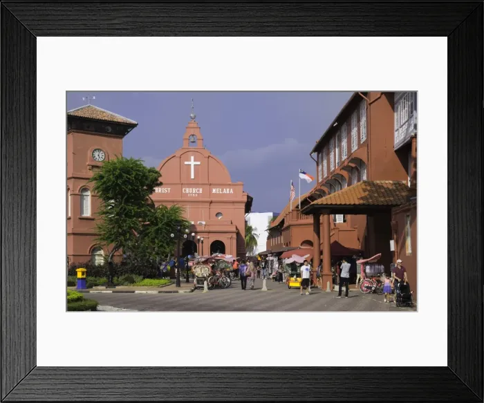 Framed Print : Christ Church in the town square, Melaka (Malacca), UNESCO World Heritage Site, Malaysia Framed Print : Christ Church in the town square, Melaka (Malacca), UNESCO World Heritage Site, Malaysia