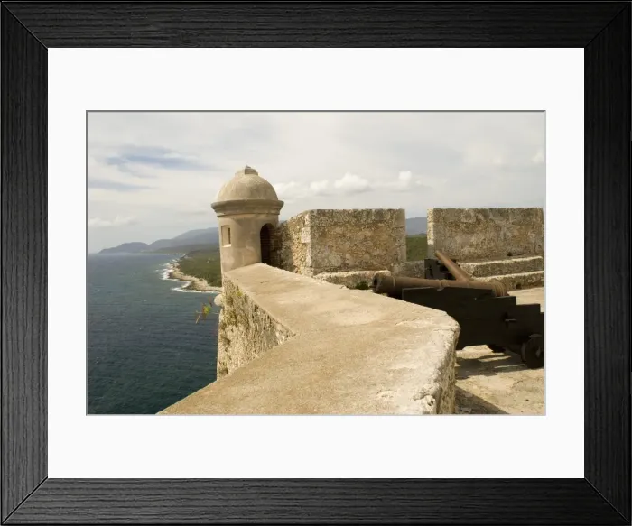 Framed Print : A triangular lunette at the Castillo del Morro, a fortess at the entrance to the Bay of Santiago Framed Print : A triangular lunette at the Castillo del Morro, a fortess at the entrance to the Bay of Santiago