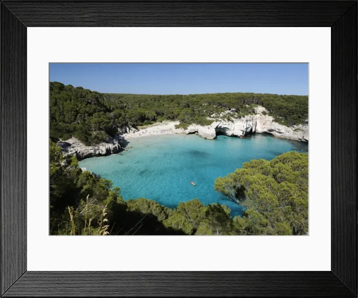 Framed Print : Cala Mitjana, near Cala Galdana, south west coast, Menorca, Balearic Islands, Spain Framed Print : Cala Mitjana, near Cala Galdana, south west coast, Menorca, Balearic Islands, Spain