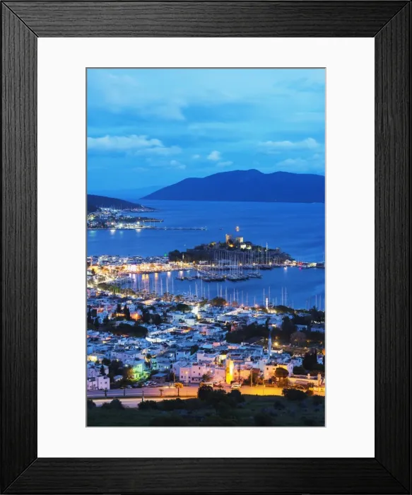 Framed Print : The 15th century Bodrum castle and marina, Bodrum, Aegean coast, Mediterranean Region Framed Print : The 15th century Bodrum castle and marina, Bodrum, Aegean coast, Mediterranean Region