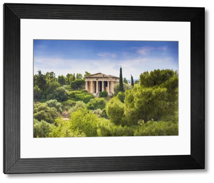 Framed Print : Temple of Hephaestus, The Agora, Athens, Greece, Europe Framed Print : Temple of Hephaestus, The Agora, Athens, Greece, Europe