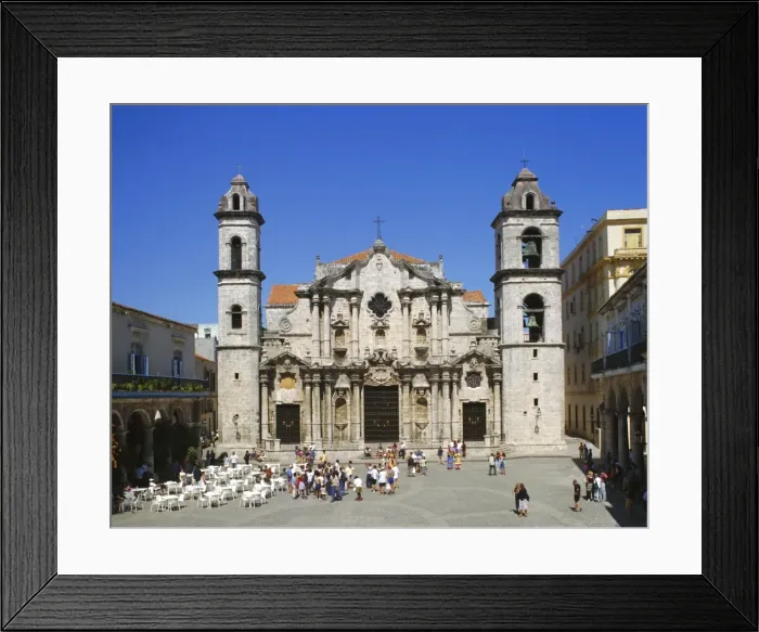Framed Print : Catedral de la Havana, the Cathedral in Old Havana, Cuba Framed Print : Catedral de la Havana, the Cathedral in Old Havana, Cuba