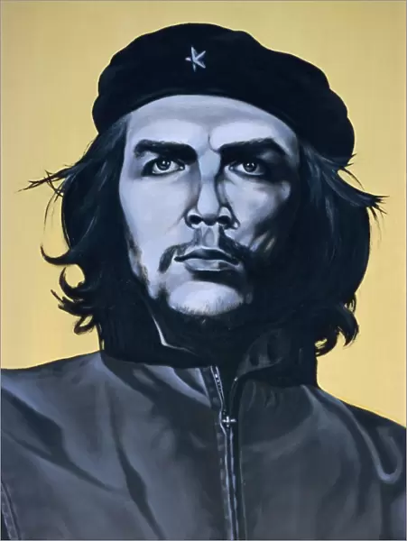 Portrait of Che Guevara, Havana, Cuba, West Indies, Central America