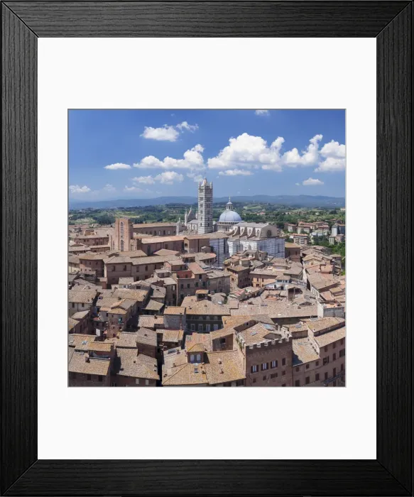Framed Print : Old town with Santa Maria Assunta Cathedral, Siena, UNESCO World Heritage Site, Siena Province Framed Print : Old town with Santa Maria Assunta Cathedral, Siena, UNESCO World Heritage Site, Siena Province