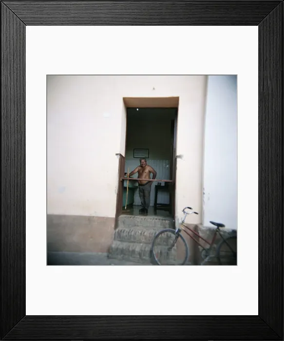 Framed Print : Man with no shirt on in shop, Trinidad, Cuba, West Indies, Central America Framed Print : Man with no shirt on in shop, Trinidad, Cuba, West Indies, Central America