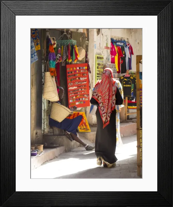 Framed Print : Streetscene, Stone Town, Zanzibar, Tanzania, East Africa, Africa Framed Print : Streetscene, Stone Town, Zanzibar, Tanzania, East Africa, Africa