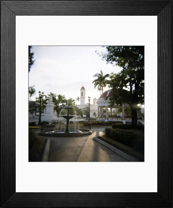 Framed Print : View across Parc Central, Cienfuegos, Cuba, West Indies, Central America Framed Print : View across Parc Central, Cienfuegos, Cuba, West Indies, Central America