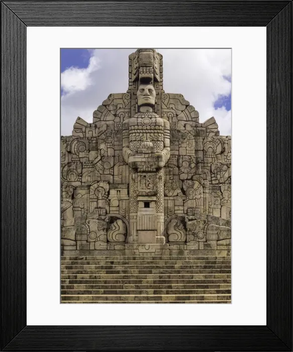 Framed Print : Close up of the Homeland Monument by sculptor Romulo Rozo on the Paseo de Montejo in Merida Framed Print : Close up of the Homeland Monument by sculptor Romulo Rozo on the Paseo de Montejo in Merida