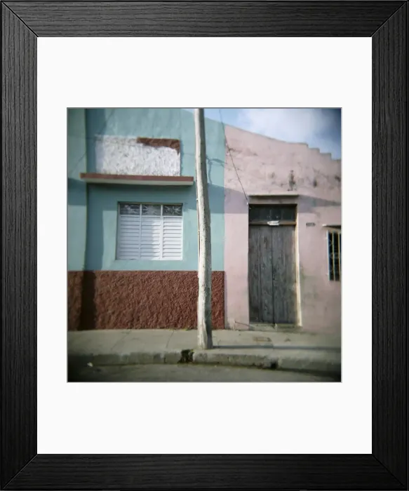 Framed Print : Detail of painted walls, Cienfuegos, Cuba, West Indies, Central America Framed Print : Detail of painted walls, Cienfuegos, Cuba, West Indies, Central America
