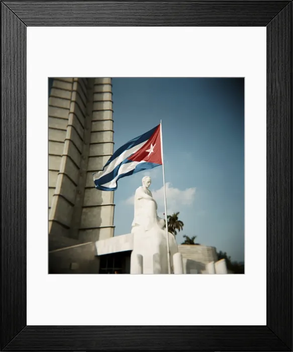 Framed Print : Cuban flag and Jose Marti memorial, Plaza de la Revolucion, Havana, Cuba Framed Print : Cuban flag and Jose Marti memorial, Plaza de la Revolucion, Havana, Cuba