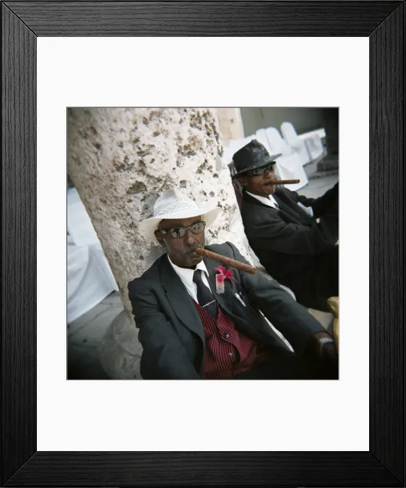 Framed Print : Elderly men posing with cigars, Havana, Cuba, West Indies, Central America Framed Print : Elderly men posing with cigars, Havana, Cuba, West Indies, Central America