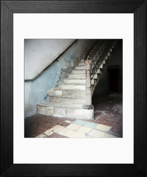 Framed Print : Stairway in apartment block, Cienfuegos, Cuba, West Indies, Central America Framed Print : Stairway in apartment block, Cienfuegos, Cuba, West Indies, Central America