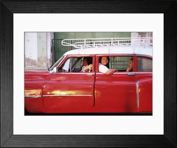 Framed Print : Women waiting in taxi in the early morning, Havana, Cuba, West Indies, Central America Framed Print : Women waiting in taxi in the early morning, Havana, Cuba, West Indies, Central America