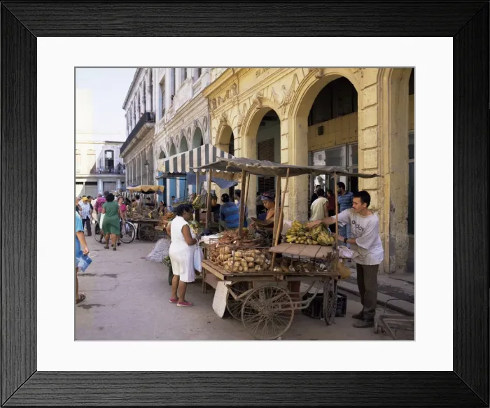 Framed Print : Street market, Old Havana, Havana, Cuba, West Indies, Central America Framed Print : Street market, Old Havana, Havana, Cuba, West Indies, Central America