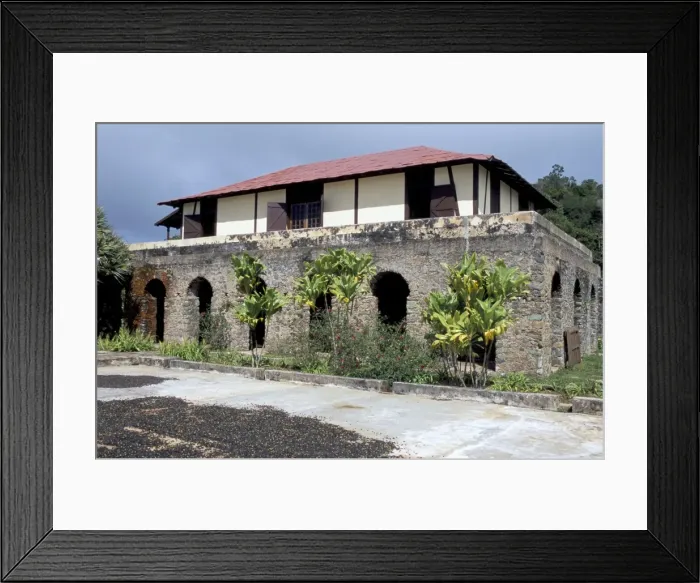 Framed Print : The Cafetal La Isabelica, an old coffee plantation in hills above Santiago Framed Print : The Cafetal La Isabelica, an old coffee plantation in hills above Santiago