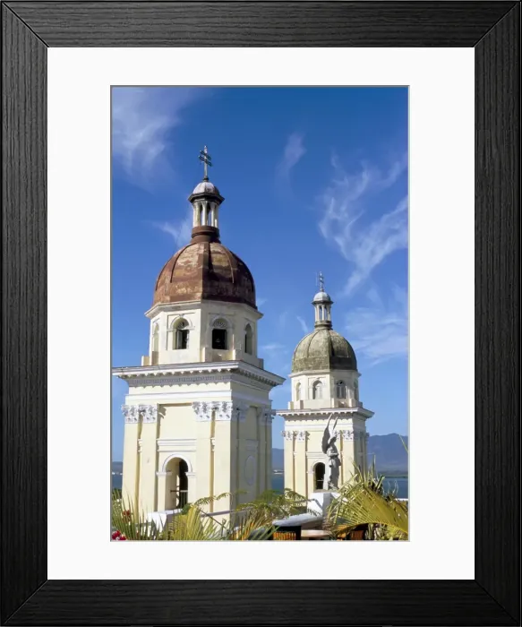 Framed Print : Catedral de la Asuncion on the Parque Cespedes, Santiago de Cuba, Cuba Framed Print : Catedral de la Asuncion on the Parque Cespedes, Santiago de Cuba, Cuba
