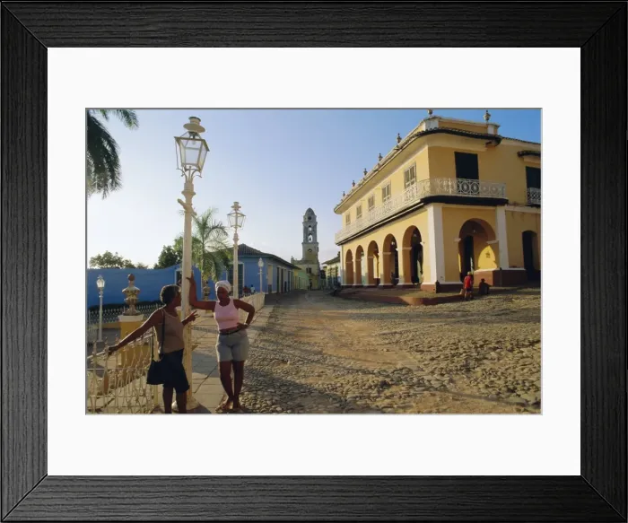 Framed Print : Plaza Mayor / Main Square, Trinidad, Sancti Spiritus, Cuba Framed Print : Plaza Mayor / Main Square, Trinidad, Sancti Spiritus, Cuba