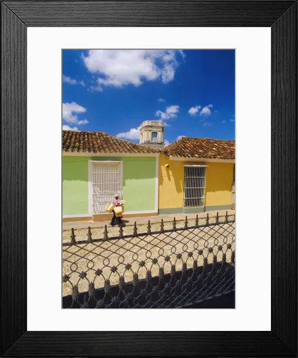 Framed Print : Main Square, Trinidad, Sancti Spirtus region, Cuba Framed Print : Main Square, Trinidad, Sancti Spirtus region, Cuba