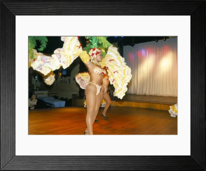 Framed Print : Tropical spectacle, La Habana cafe, Havana, Cuba, West Indies, Central America