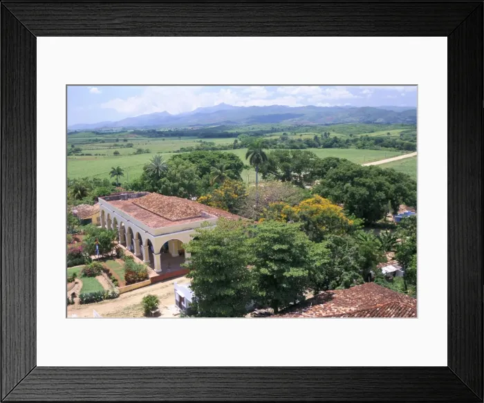 Framed Print : Plantation house on the Guainamaro sugar plantation, Valley de los Ingenios Framed Print : Plantation house on the Guainamaro sugar plantation, Valley de los Ingenios