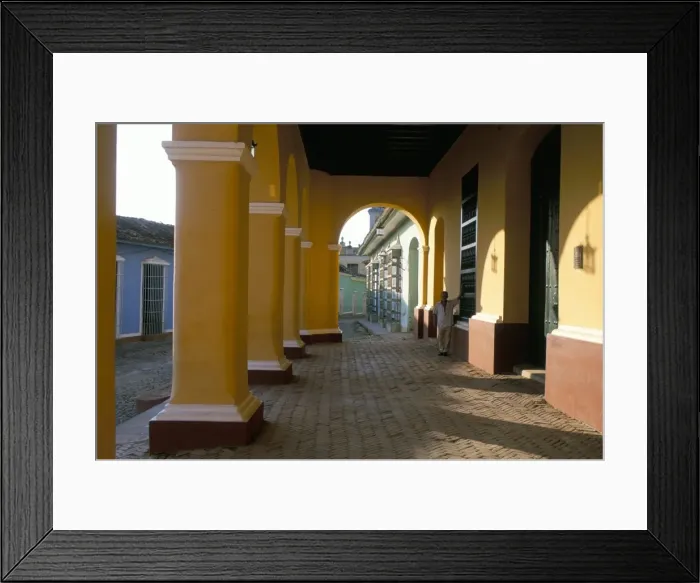 Framed Print : Arcades of the Maison Romantique, town of Trinidad, UNESCO World Heritage Site Framed Print : Arcades of the Maison Romantique, town of Trinidad, UNESCO World Heritage Site