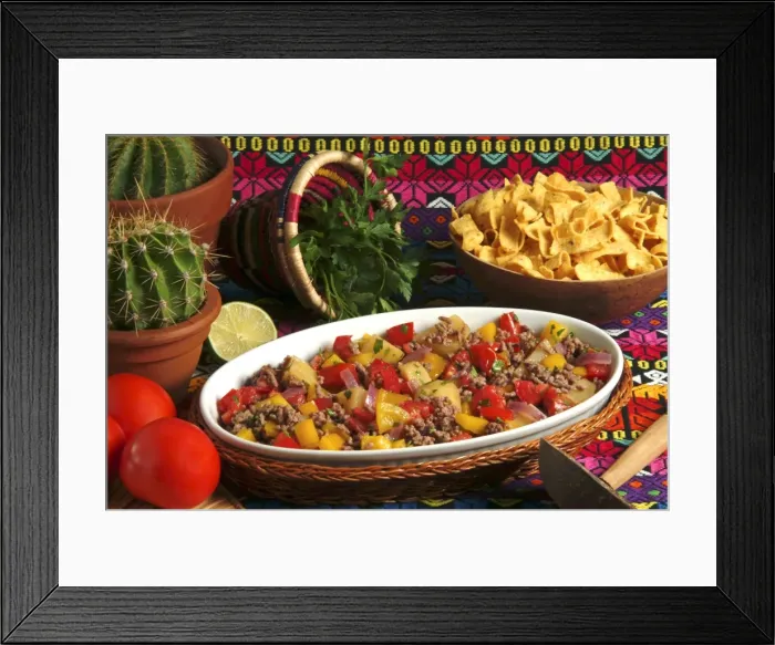 Framed Print : Picadillo habanero, Cuba, West Indies, Central America Framed Print : Picadillo habanero, Cuba, West Indies, Central America