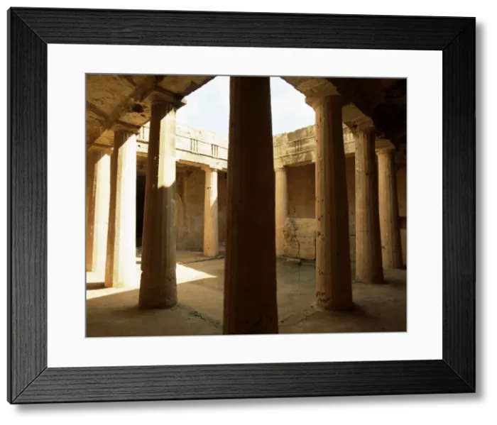 Framed Print : Peristyle Tomb III, dating from the Hellenistic period from 325 to 58BC Framed Print : Peristyle Tomb III, dating from the Hellenistic period from 325 to 58BC
