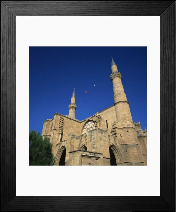 Framed Print : Selimiye Camii mosque, formerly Gothic Roman Catholic Ayia Sofia Cathedral between 1208 Framed Print : Selimiye Camii mosque, formerly Gothic Roman Catholic Ayia Sofia Cathedral between 1208