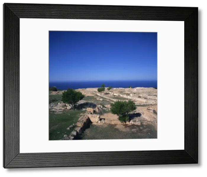 Framed Print : Persian style hilltop palace built 480 BC by king of Marion, redesigned in Hellenistic style Framed Print : Persian style hilltop palace built 480 BC by king of Marion, redesigned in Hellenistic style