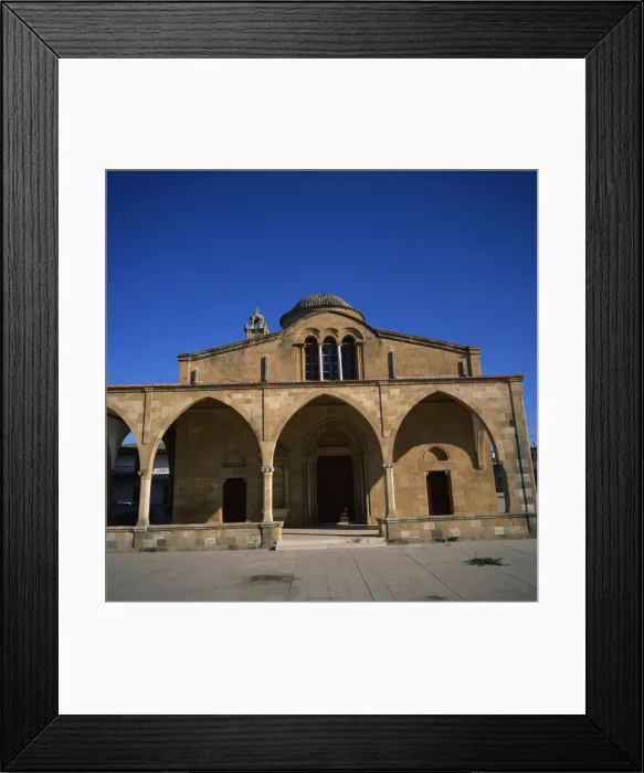 Framed Print : Exterior of the church of the tomb of St. Mamas, dating from the 15th century AD Framed Print : Exterior of the church of the tomb of St. Mamas, dating from the 15th century AD