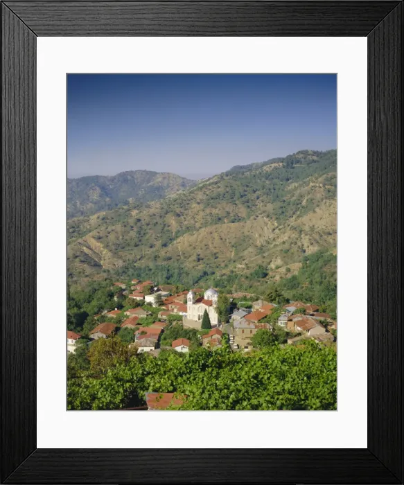 Framed Print : Pedoulas, Troodos Mountains, Cyprus, Europe