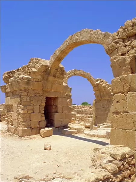 Byzantine fortress, Paphos, Cyprus, Europe