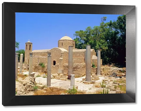 St. Pauls Pillars, Paphos, Cyprus, Europe