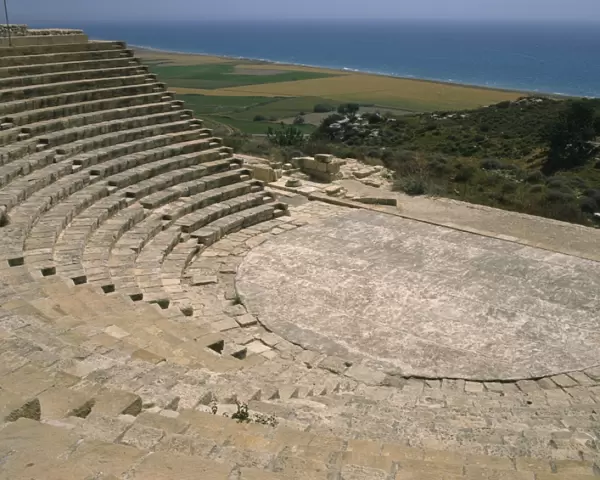 The Theatre, Curium (Kourion) (Kurion), c. 100 AD, Cyprus, Europe