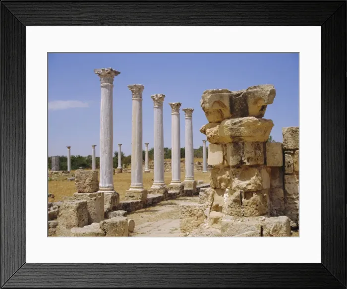Framed Print : Roman Ruins, Salamis, North Cyprus, Europe Framed Print : Roman Ruins, Salamis, North Cyprus, Europe