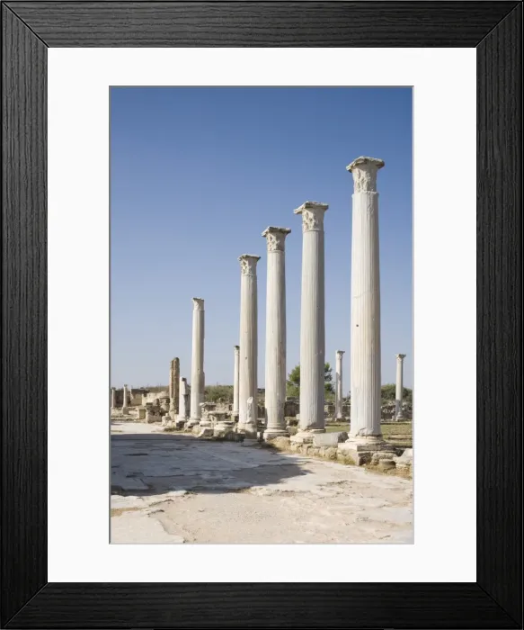 Framed Print : The archaeological site of Salamis, Salamis, North Cyprus, Europe Framed Print : The archaeological site of Salamis, Salamis, North Cyprus, Europe