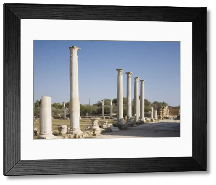 Framed Print : The archaeological site of Salamis, Salamis, North Cyprus, Europe Framed Print : The archaeological site of Salamis, Salamis, North Cyprus, Europe