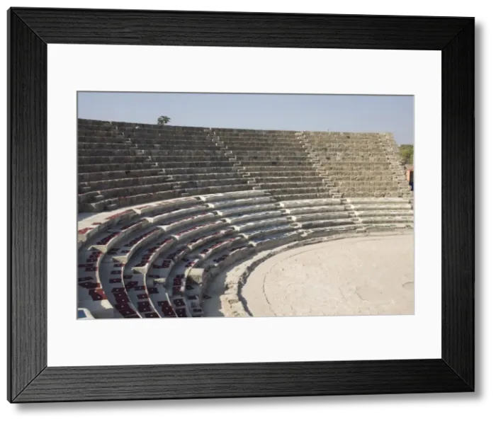 Framed Print : Amphitheatre, archaeological site of Salamis, Salamis, North Cyprus, Europe Framed Print : Amphitheatre, archaeological site of Salamis, Salamis, North Cyprus, Europe