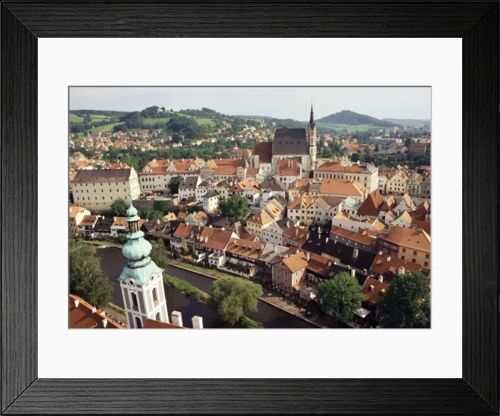 Framed Print : Cesky Krumlov, UNESCO World Heritage Site, encircled by River Vltava, Cesky Krumlov Framed Print : Cesky Krumlov, UNESCO World Heritage Site, encircled by River Vltava, Cesky Krumlov