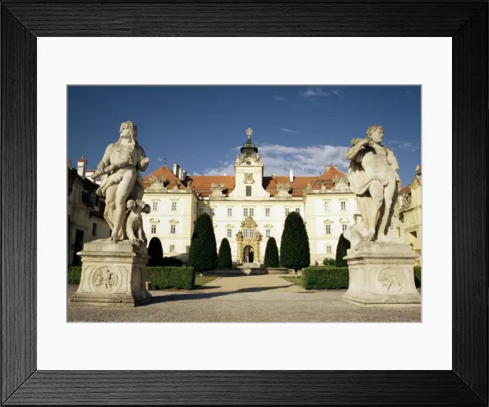 Framed Print : Baroque castle dating from the 12th century, with work by Italian architect Domenico Martinelli Framed Print : Baroque castle dating from the 12th century, with work by Italian architect Domenico Martinelli