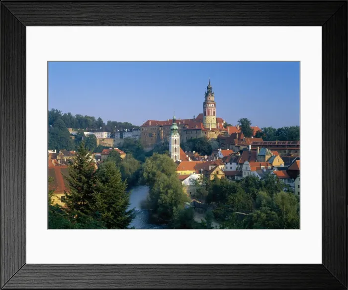 Framed Print : Krumlov Castle / Round Tower, Cesky Krumlov, South Bohemia, Czech Republic Framed Print : Krumlov Castle / Round Tower, Cesky Krumlov, South Bohemia, Czech Republic